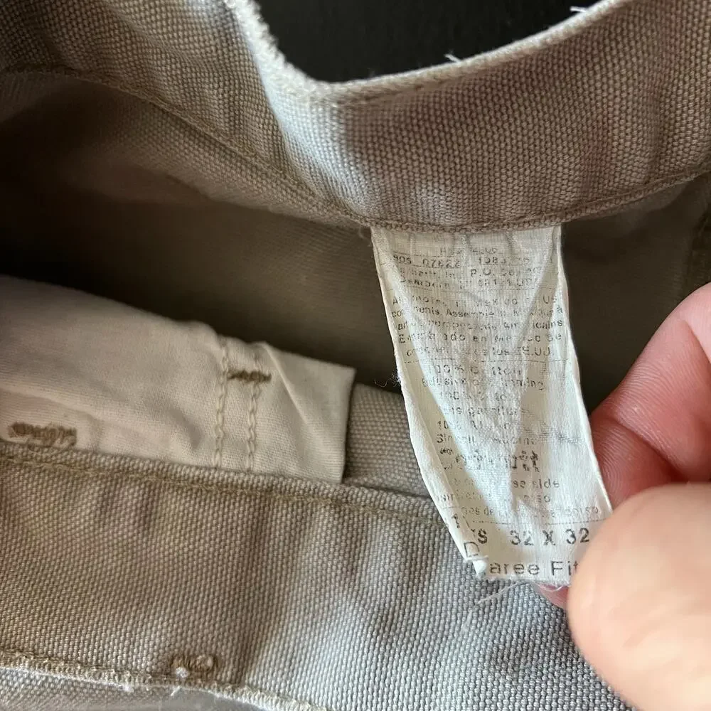Carhartt B11 DES brown work wear carpenter pants